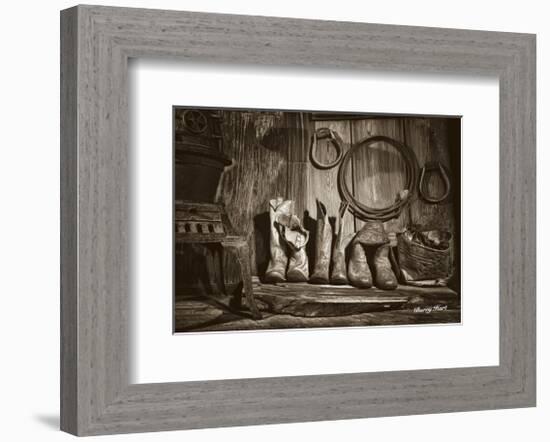 Boots-Barry Hart-Framed Art Print