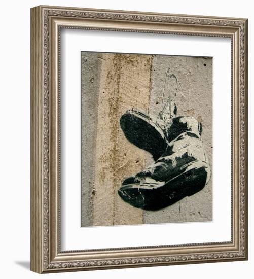 Boots-Banksy-Framed Giclee Print