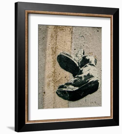 Boots-Banksy-Framed Giclee Print