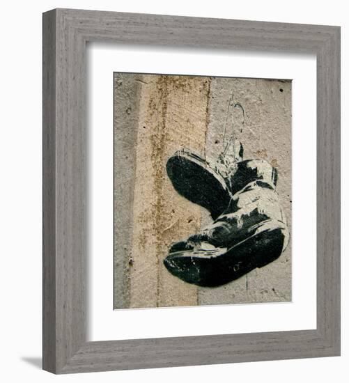 Boots-Banksy-Framed Giclee Print