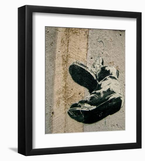 Boots-Banksy-Framed Giclee Print