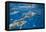 Bora Bora, A Boat Captain Feeds Black Tip Reef Sharks So Tourists Can Snorkel With Them-Karine Aigner-Framed Premier Image Canvas
