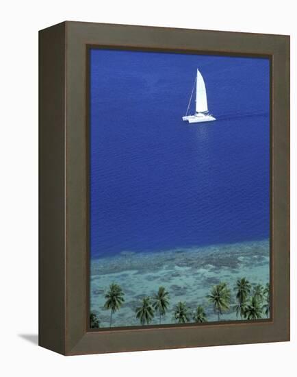 Bora Bora, French Polynesia-null-Framed Premier Image Canvas