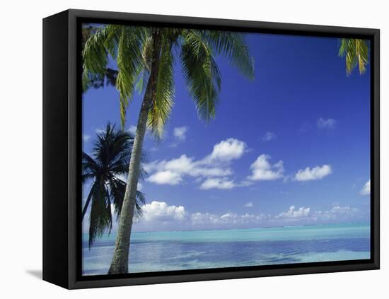 Bora Bora Island, French Polynesia So Pacific-Mitch Diamond-Framed Premier Image Canvas