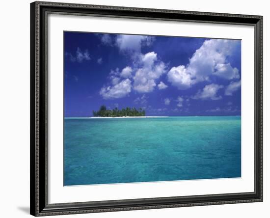 Bora Bora Lagoon, Pacific Islands-Mitch Diamond-Framed Photographic Print