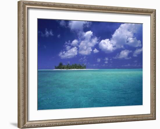 Bora Bora Lagoon, Pacific Islands-Mitch Diamond-Framed Photographic Print