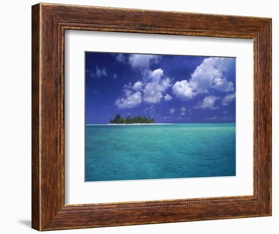 Bora Bora Lagoon, Pacific Islands-Mitch Diamond-Framed Photographic Print