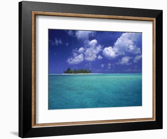 Bora Bora Lagoon, Pacific Islands-Mitch Diamond-Framed Photographic Print