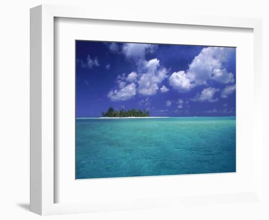 Bora Bora Lagoon, Pacific Islands-Mitch Diamond-Framed Photographic Print