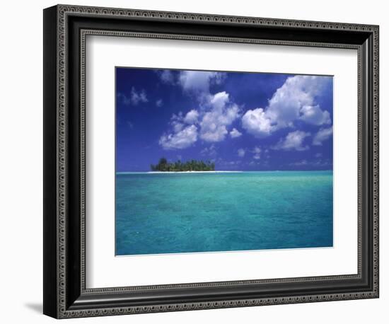 Bora Bora Lagoon, Pacific Islands-Mitch Diamond-Framed Photographic Print