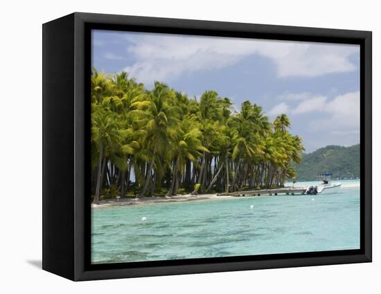 Bora-Bora, Leeward Group, Society Islands, French Polynesia Islands-Sergio Pitamitz-Framed Premier Image Canvas