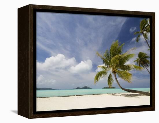 Bora-Bora, Leeward Group, Society Islands, French Polynesia Islands-Sergio Pitamitz-Framed Premier Image Canvas