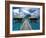 Bora Bora Nui Resort bungalows, Moto Toopua, French Polynesia-Walter Bibikow-Framed Photographic Print