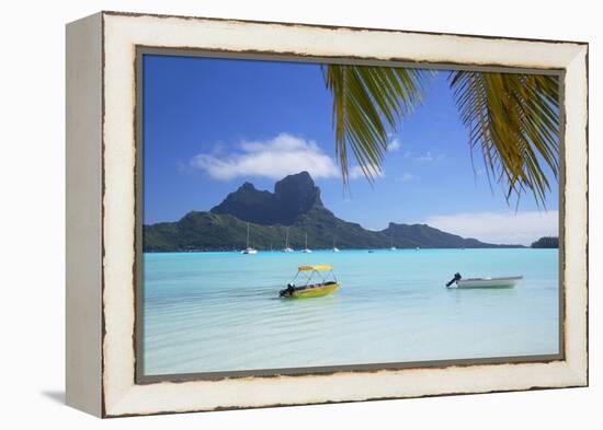 Bora Bora, Society Islands, French Polynesia-Ian Trower-Framed Premier Image Canvas