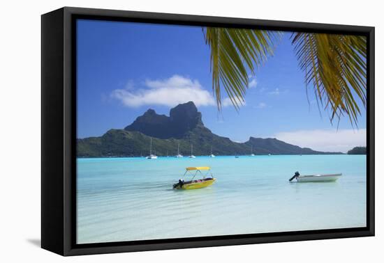 Bora Bora, Society Islands, French Polynesia-Ian Trower-Framed Premier Image Canvas