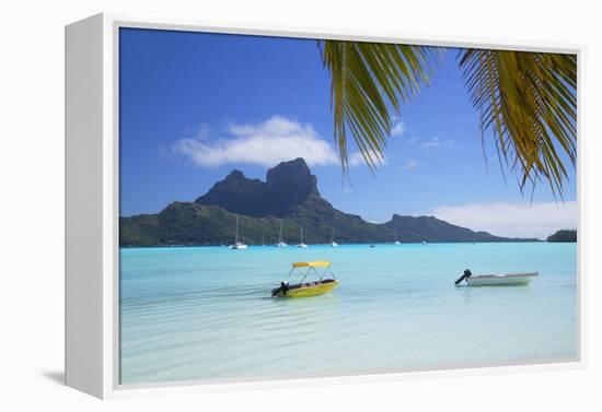 Bora Bora, Society Islands, French Polynesia-Ian Trower-Framed Premier Image Canvas