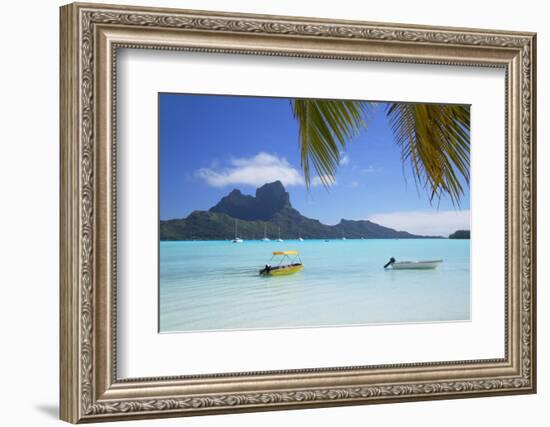 Bora Bora, Society Islands, French Polynesia-Ian Trower-Framed Photographic Print