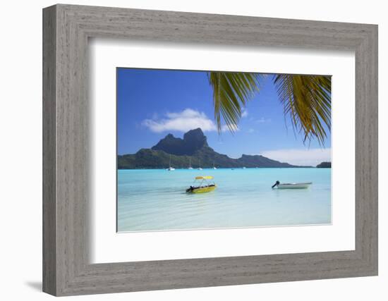 Bora Bora, Society Islands, French Polynesia-Ian Trower-Framed Photographic Print