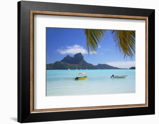 Bora Bora, Society Islands, French Polynesia-Ian Trower-Framed Photographic Print