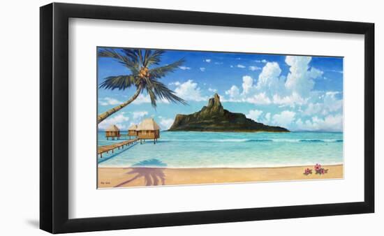 Bora Bora Sun-Rick Novak-Framed Art Print