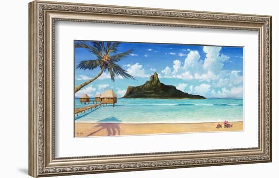 Bora Bora Sun-Rick Novak-Framed Art Print