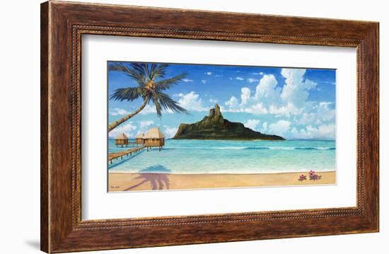 Bora Bora Sun-Rick Novak-Framed Art Print