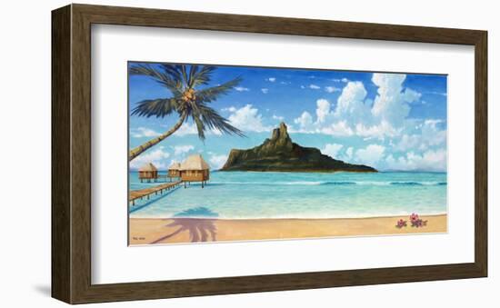 Bora Bora Sun-Rick Novak-Framed Art Print