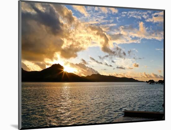 Bora Bora Sunset, 2015-null-Mounted Photographic Print