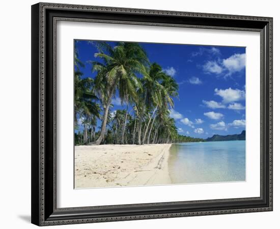 Bora Bora, Tahiti, Society Islands, French Polynesia, Pacific Islands, Pacific-Mawson Mark-Framed Photographic Print