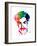 Borat Watercolor-Lora Feldman-Framed Art Print