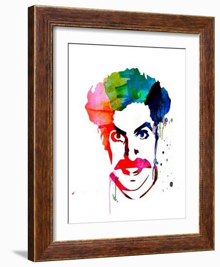 Borat Watercolor-Lora Feldman-Framed Art Print