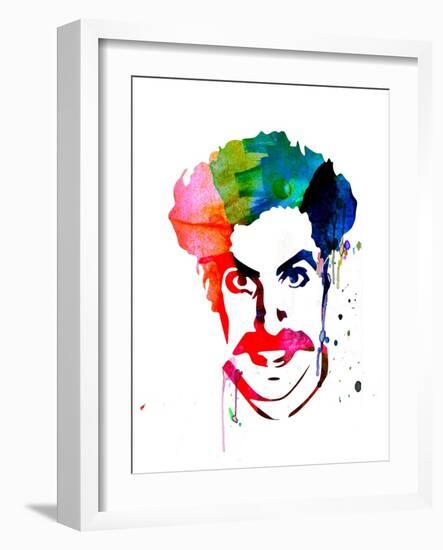 Borat Watercolor-Lora Feldman-Framed Art Print