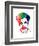 Borat Watercolor-Lora Feldman-Framed Art Print