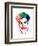 Borat Watercolor-Lora Feldman-Framed Art Print