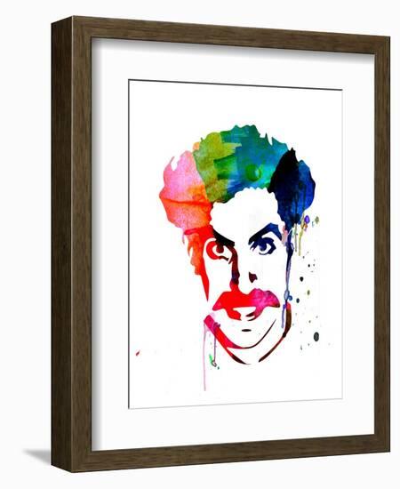 Borat Watercolor-Lora Feldman-Framed Art Print