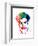 Borat Watercolor-Lora Feldman-Framed Art Print