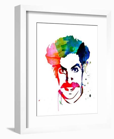 Borat Watercolor-Lora Feldman-Framed Art Print