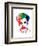 Borat Watercolor-Lora Feldman-Framed Art Print