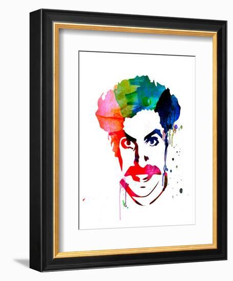 Borat Watercolor-Lora Feldman-Framed Art Print