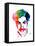 Borat Watercolor-Lora Feldman-Framed Stretched Canvas