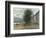 Bord de la Seine a Lavacourt, 1878-Claude Monet-Framed Giclee Print