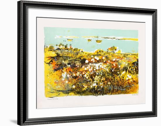 Bord de mer II-Michel Jouenne-Framed Collectable Print