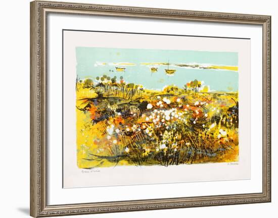 Bord de mer II-Michel Jouenne-Framed Collectable Print