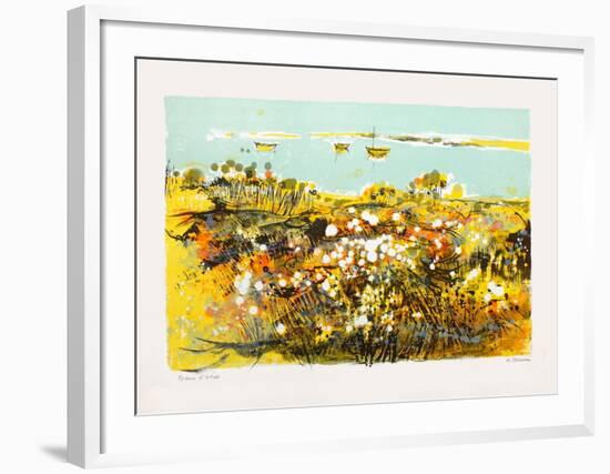 Bord de mer II-Michel Jouenne-Framed Collectable Print