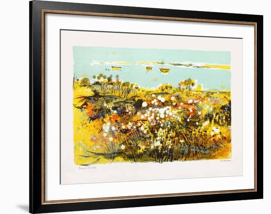 Bord de mer II-Michel Jouenne-Framed Collectable Print