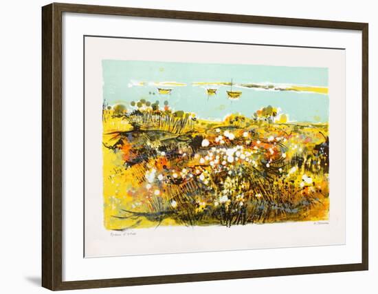 Bord de mer II-Michel Jouenne-Framed Collectable Print