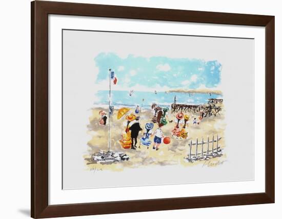 Bord De Plage-Urbain Huchet-Framed Limited Edition