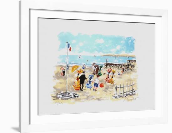 Bord De Plage-Urbain Huchet-Framed Limited Edition