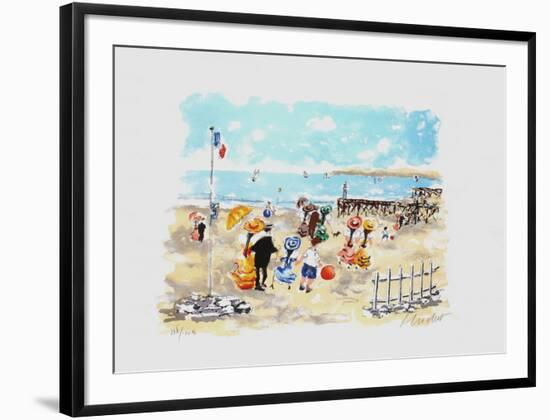 Bord De Plage-Urbain Huchet-Framed Limited Edition