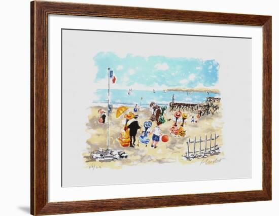 Bord De Plage-Urbain Huchet-Framed Limited Edition